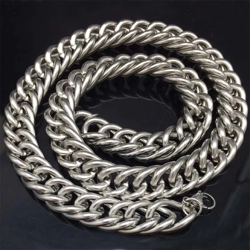 14mm Miami Cuban Chains For Men Hip Hop Jewelry Wholesale Silver Color Thick Heavy Stainless Steel Long Big Chunky Necklace Gift
14mm Miami Cuban Chains For Men Hip Hop Jewelry Wholesale Silver Color Thick Heavy Stainless Steel Long Big Chunky Necklace Gift