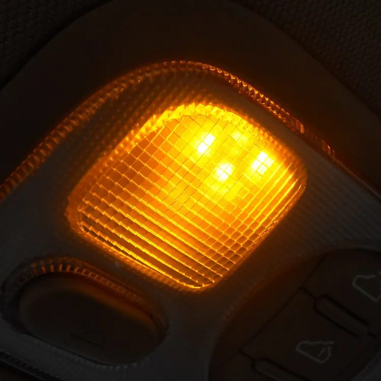 12V светодиодный желтый цвет автомобильная лампа T10 (высокая мощность точечная