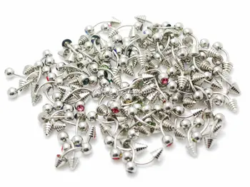 mix 10 colors 100pcs wholesale lot Body Piercing Jewelry Stainless Steel Curved Eyebrow/Navel Ring Spike Crystal Ball
mix 10 colors 100pcs wholesale lot Body Piercing Jewelry Stainless Steel Curved Eyebrow/Navel Ring Spike Crystal Ball