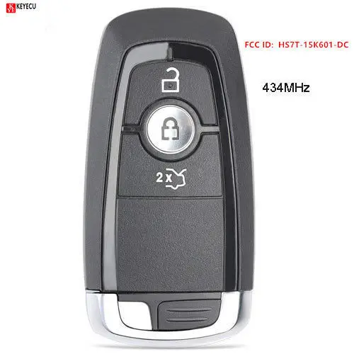 Keyecu Replacement Keyless Entry Smart Remote Key FOB 434MHz for Ford Edge 2018 Mondeo 2017 FCC: HS7T-15K601-DC A2C93142101
Keyecu Replacement Keyless Entry Smart Remote Key FOB 434MHz for Ford Edge 2018 Mondeo 2017 FCC: HS7T-15K601-DC A2C93142101