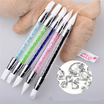 5pcs Nail Dotting Tool Double Different Silicone Head Crystal Nail Art Brush Pen Handle Manicure 5color Nail Carving Emboss Tool
5pcs Nail Dotting Tool Double Different Silicone Head Crystal Nail Art Brush Pen Handle Manicure 5color Nail Carving Emboss Tool