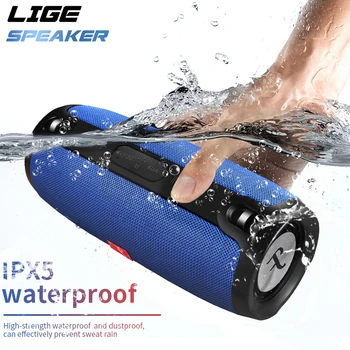 Bluetooth speaker 20w stereo bass Waterproof portable Outdoor wireless Column Loudspeaker Support TF Card FM Radio AUX Input
Bluetooth speaker 20w stereo bass Waterproof portable Outdoor wireless Column Loudspeaker Support TF Card FM Radio AUX Input