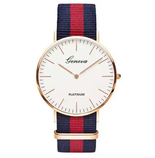 Exquisite simple Nylon strap women watches luxury fashion quartz wristwatches Geneva woman clock montre femme zegarek damski
Exquisite simple Nylon strap women watches luxury fashion quartz wristwatches Geneva woman clock montre femme zegarek damski