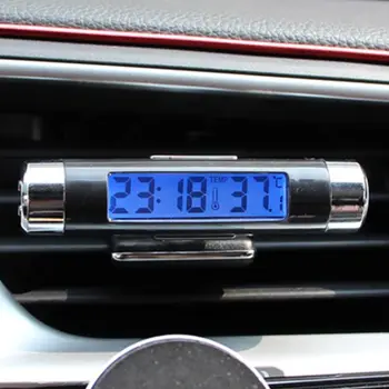 New Car Air Outlet Thermometer Electronic Clock LED Digital Display Air outlet Blue Backlight Clock qyh
New Car Air Outlet Thermometer Electronic Clock LED Digital Display Air outlet Blue Backlight Clock qyh