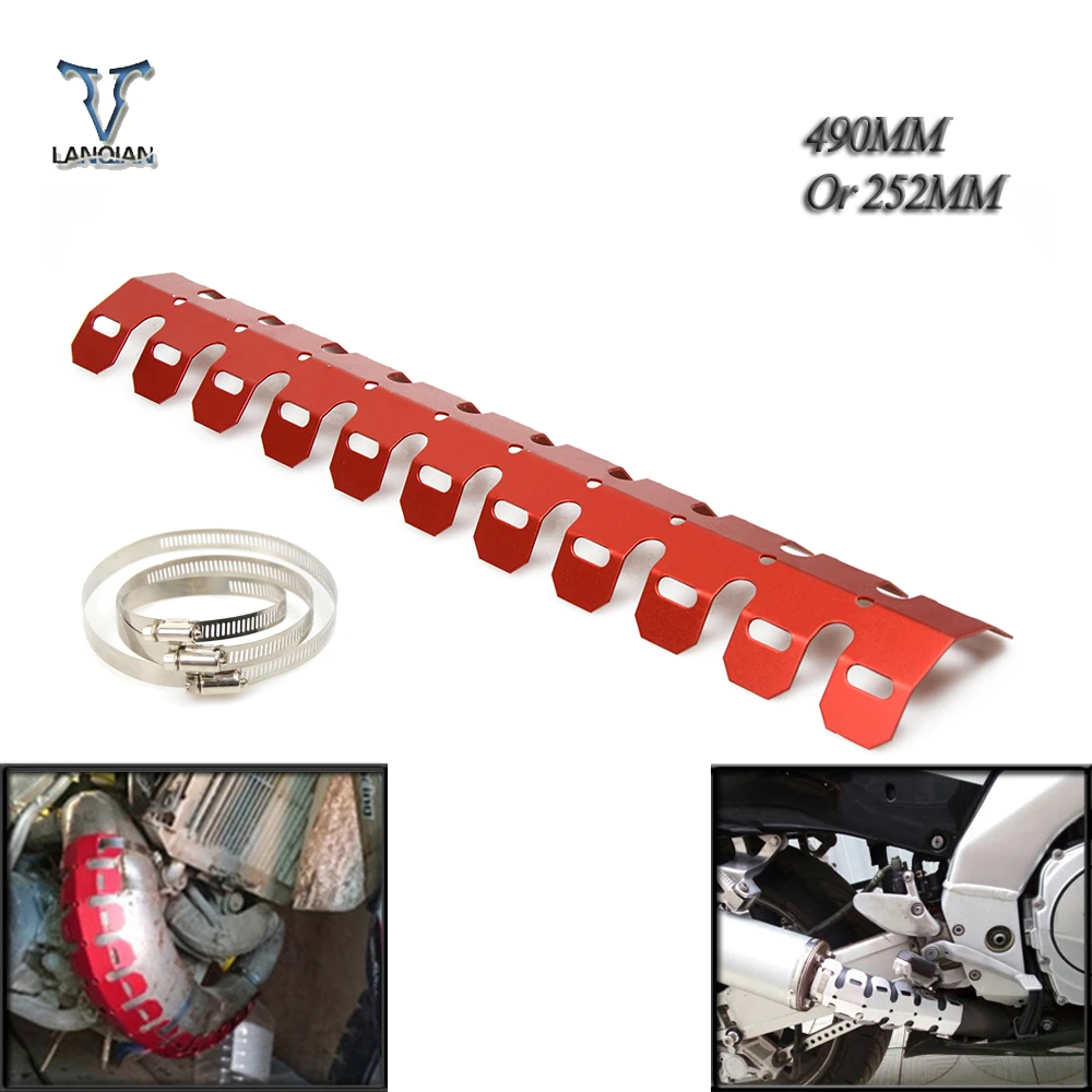 For KTM RC125 RC 200 300 DUKE 690 Enduro EXC 450 EXC250 EXC300 Universal Exhaust Muffler Pipe Leg Protector Heat Shield Cover
For KTM RC125 RC 200 300 DUKE 690 Enduro EXC 450 EXC250 EXC300 Universal Exhaust Muffler Pipe Leg Protector Heat Shield Cover