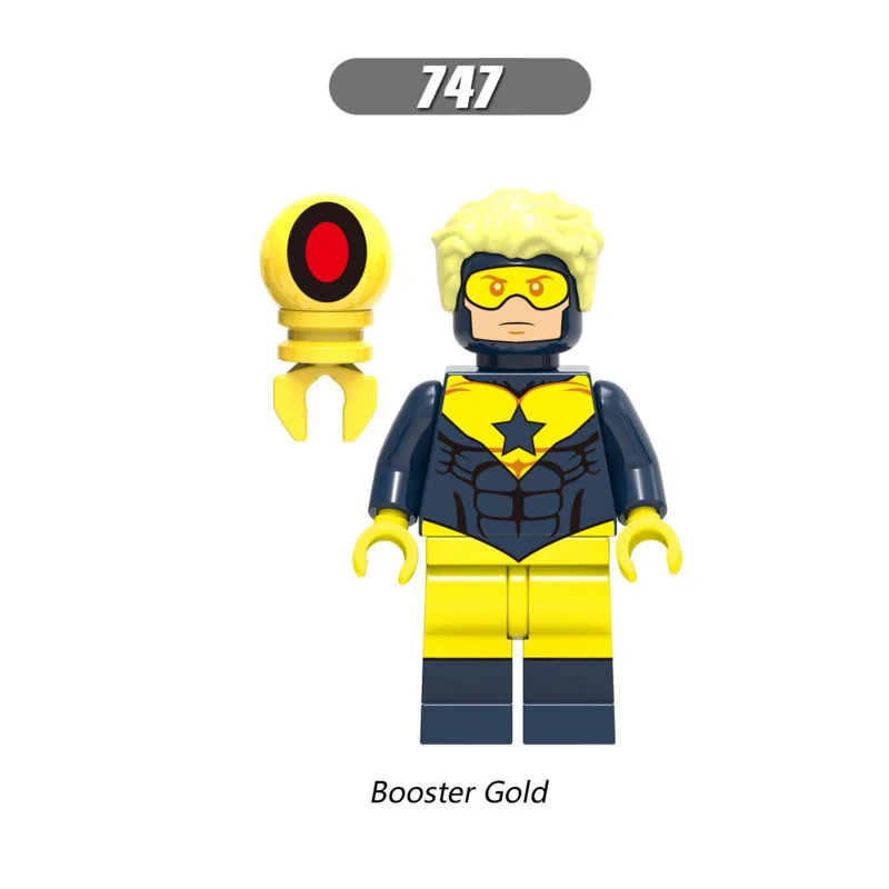 Single Sale Super Heroes Star Wars 747 Booster Gold Mini Building Blocks Figure Bricks Toys kids gifts Compatible Legoed Ninjaed
Single Sale Super Heroes Star Wars 747 Booster Gold Mini Building Blocks Figure Bricks Toys kids gifts Compatible Legoed Ninjaed