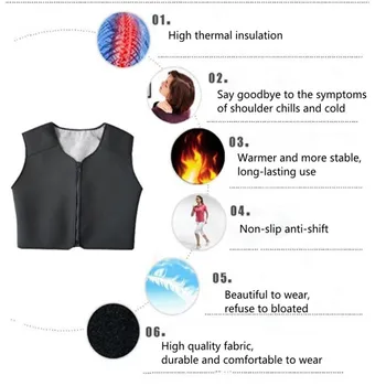 NEW Tourmaline Self-heating Magnetic Vest Therapy Belt Back Corset Shoulders Sweater Waistcoat Warm Back Pain Vest Treatment
NEW Tourmaline Self-heating Magnetic Vest Therapy Belt Back Corset Shoulders Sweater Waistcoat Warm Back Pain Vest Treatment