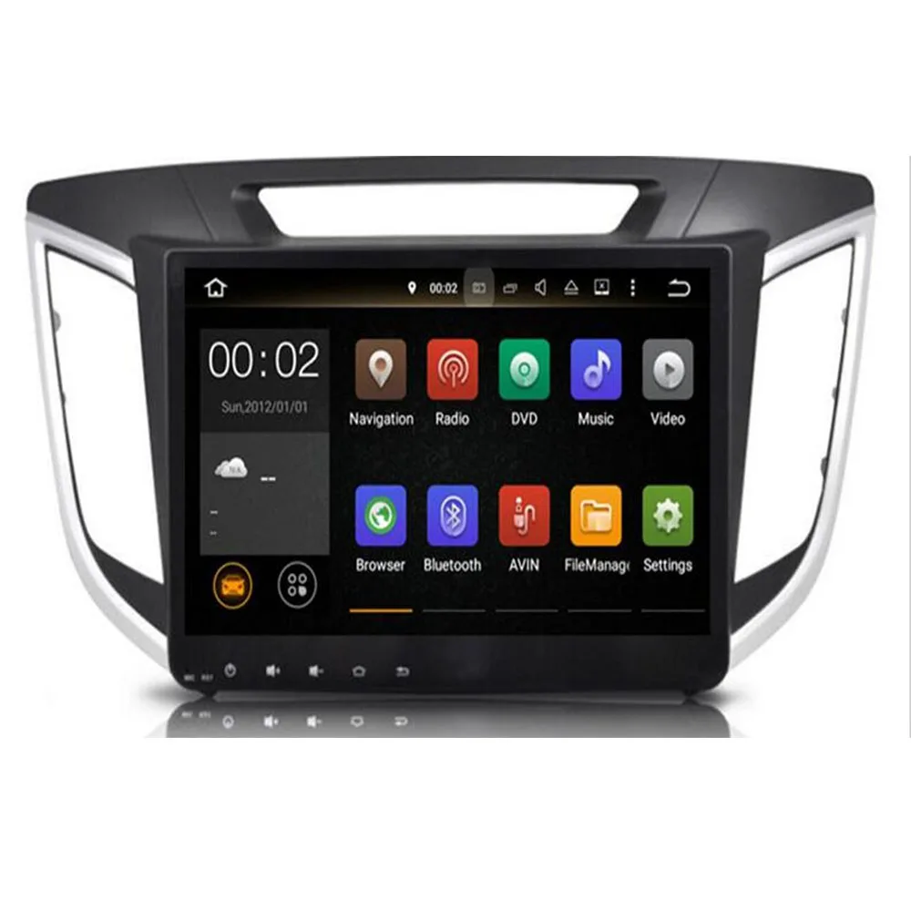 Восьмиядерный 4G Android 10 восемь ядер автомобильный DVD для Hyundai ix25 Creta GPS Радио
