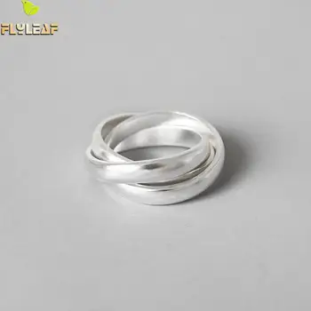 Flyleaf Matte Multi-layer Overlapping Rings For Women 2020 New Trend 100% 925 Sterling Silver Lady Fashion Jewelry
Flyleaf Matte Multi-layer Overlapping Rings For Women 2020 New Trend 100% 925 Sterling Silver Lady Fashion Jewelry