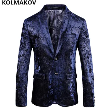 2019 New England Style Men's Suit Jacket Masculino Slim Fit Big Size Men's Blazers Bar Party Stage Costumes Casual Blazer M-5XL
2019 New England Style Men's Suit Jacket Masculino Slim Fit Big Size Men's Blazers Bar Party Stage Costumes Casual Blazer M-5XL