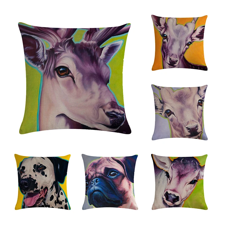 Cute Pet Dog Dalmatian Pattern Linen Pillow Case Cow Deer Cushion Cover Home Sofa Square Pillow Cover 45x45cm ZY263
Cute Pet Dog Dalmatian Pattern Linen Pillow Case Cow Deer Cushion Cover Home Sofa Square Pillow Cover 45x45cm ZY263