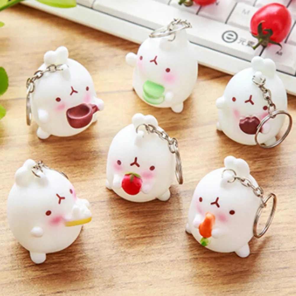 Cute Animal Ornaments Potatoes Rabbit Key Chains Korean Crafts Car Decoration Keychain Small Pendant Key Ring Jewelry Gift
Cute Animal Ornaments Potatoes Rabbit Key Chains Korean Crafts Car Decoration Keychain Small Pendant Key Ring Jewelry Gift