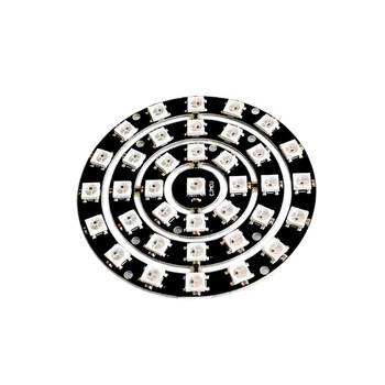 37 Bit WS2812 5050 RGB LED built-in Full Color Driving Coloured Lamp Development Board
37 Bit WS2812 5050 RGB LED built-in Full Color Driving Coloured Lamp Development Board