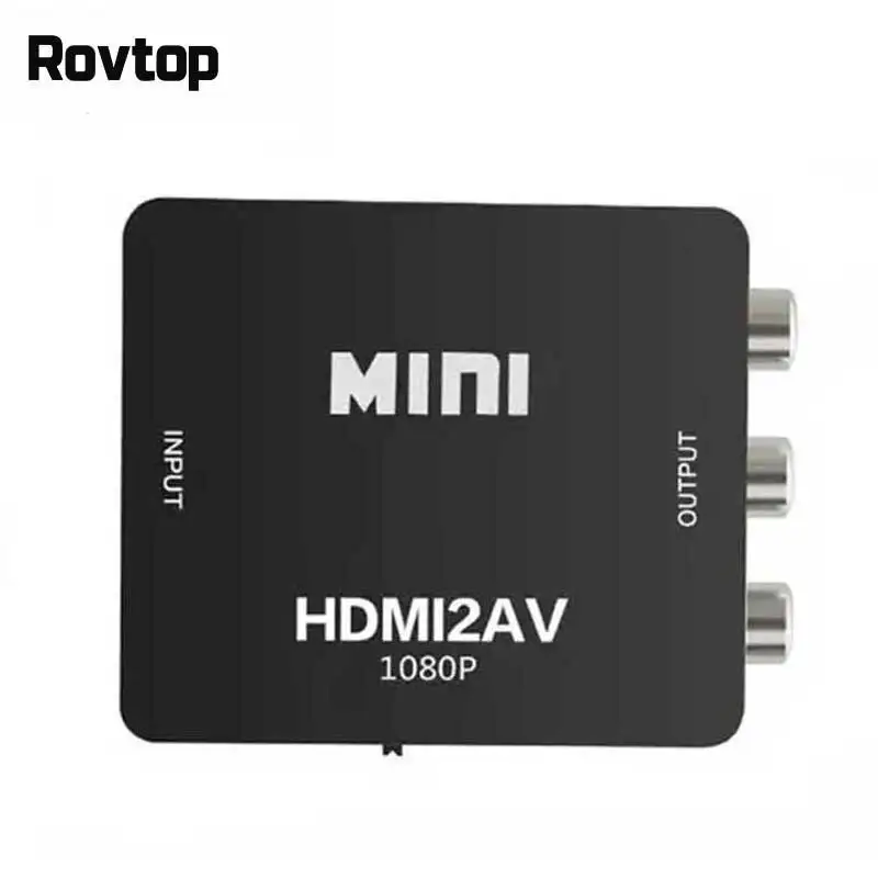 Rovtop HDMI TO AV Scaler Adapter HD Video Converter Box HDMI to RCA AV/CVSB L/R Video 1080P HDMI2AV Support NTSC PAL
Rovtop HDMI TO AV Scaler Adapter HD Video Converter Box HDMI to RCA AV/CVSB L/R Video 1080P HDMI2AV Support NTSC PAL