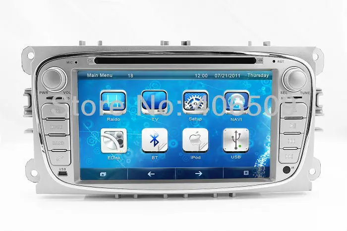 7 "головное устройство автомобиля DVD плеер для Ford Focus Mondeo S Max Соединиться с gps