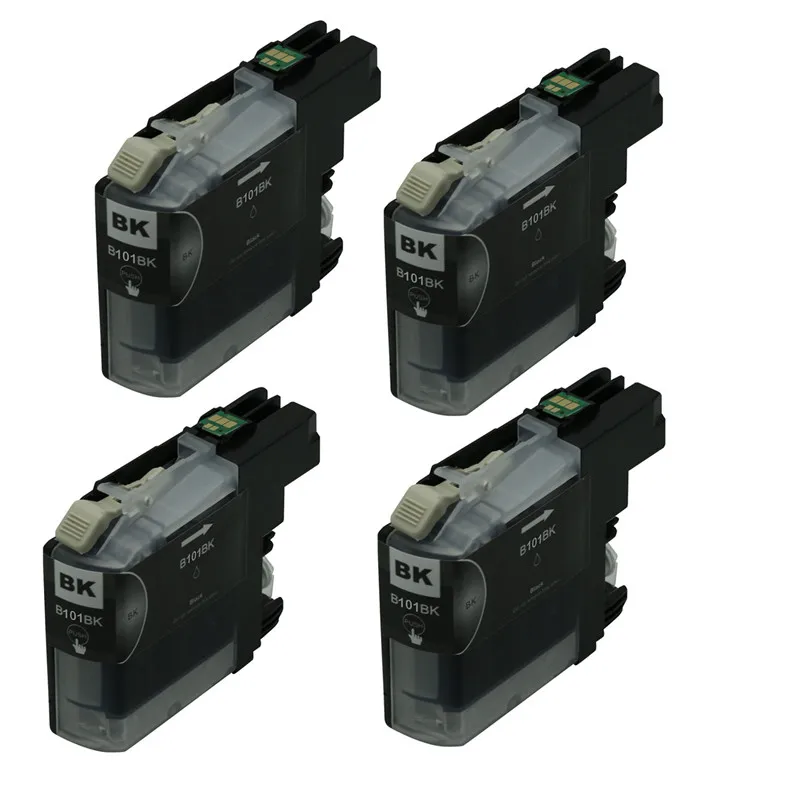4PK LC101 сменный картридж для принтера Brother MFC J870DW J875DW J475DW J285DW J450DW J470DW Fullfill чернила|ink