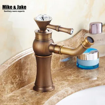 Crystal handle bathroom antique basin faucet vintage kitchen sink tap brass tap torneira banheiro basin mixer water small faucet
Crystal handle bathroom antique basin faucet vintage kitchen sink tap brass tap torneira banheiro basin mixer water small faucet