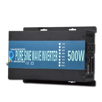 500w Pure Sine Wave Power Inverter Battery Charger Off-grid Controller Car LED display Solar DC 12V 24V 48V to AC 120V 220V
500w Pure Sine Wave Power Inverter Battery Charger Off-grid Controller Car LED display Solar DC 12V 24V 48V to AC 120V 220V