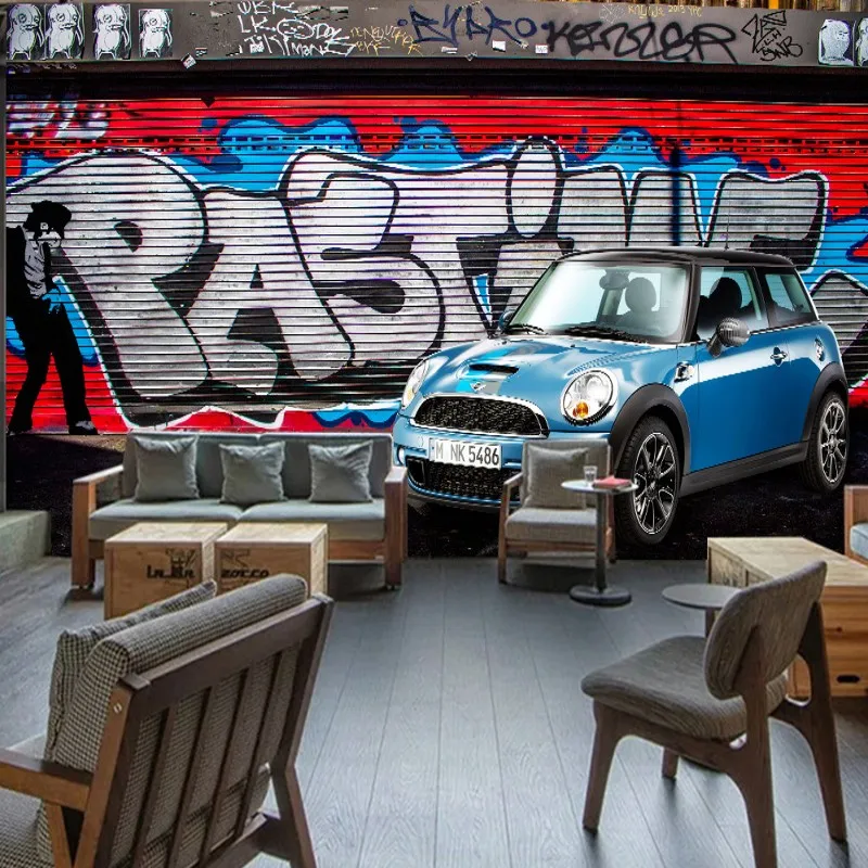 Custom photo wallpaper High definition Street graffiti wall Cartoon car Backdrop mural Theme restaurant decorative wallpaper
Custom photo wallpaper High definition Street graffiti wall Cartoon car Backdrop mural Theme restaurant decorative wallpaper