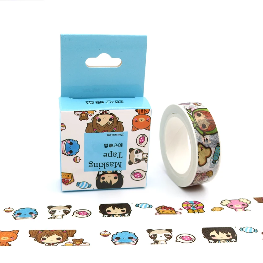 15mm*10m Box Package Kawaii Girl And Candy Washi Tape Adhesive Stickers Pattern Masking Tape Cheap Price Decorative Tape
15mm*10m Box Package Kawaii Girl And Candy Washi Tape Adhesive Stickers Pattern Masking Tape Cheap Price Decorative Tape