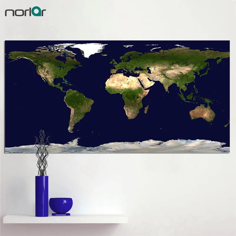A Giclee Poster HD Printed Satellite World Map Photograph Canvas Painting Wall Art Pictures Decoration NO Frame
A Giclee Poster HD Printed Satellite World Map Photograph Canvas Painting Wall Art Pictures Decoration NO Frame