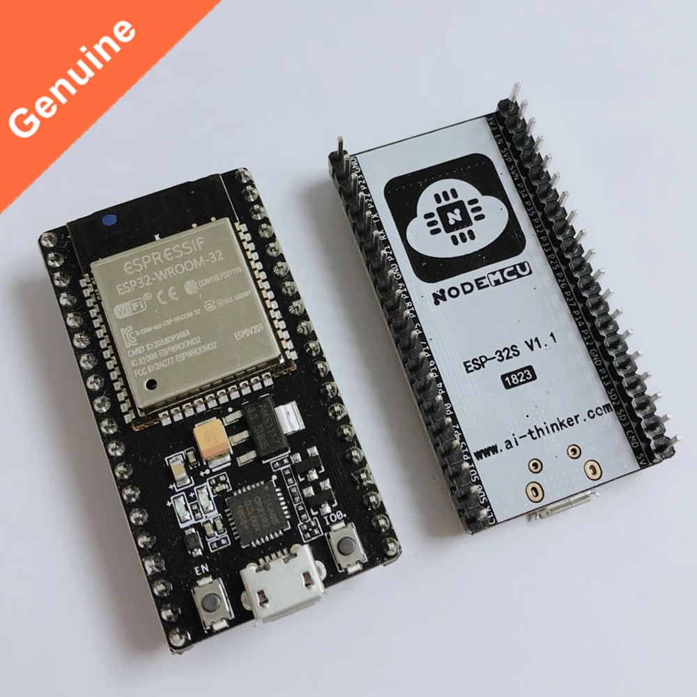 Genuine NodeMCU-32S Lua WiFi IOT ESP32 Development Board ESP32-WROOM-32 Dual-Core Wireless WIFI BLE Module Ai-thinker
Genuine NodeMCU-32S Lua WiFi IOT ESP32 Development Board ESP32-WROOM-32 Dual-Core Wireless WIFI BLE Module Ai-thinker