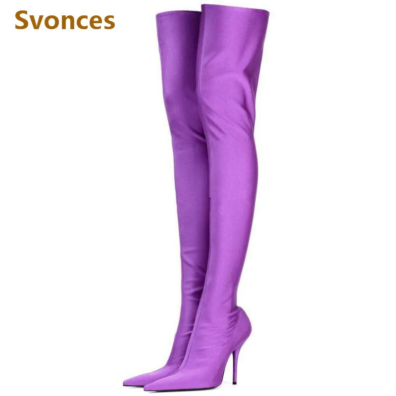 Chaussure Femme Long Botas Sexy Solid Luxury Pointed Toe Designer Shoes Boots Thin High Heels Brand Shoes Women New Silk Boots
Chaussure Femme Long Botas Sexy Solid Luxury Pointed Toe Designer Shoes Boots Thin High Heels Brand Shoes Women New Silk Boots