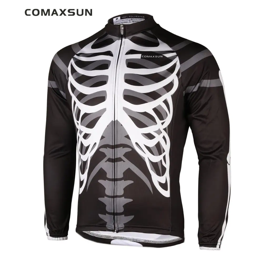 Мужская веломайка с длинным рукавом со скелетом|sleeve cycling jersey|cycling jerseycycling jersey only |