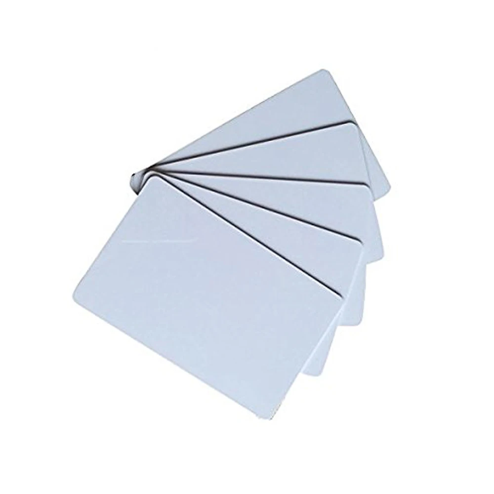 (100PCS/lot)frequecny 125KHZ T5557 card / T5567 T5577 Blank Chip Smart Hotel Card /white | Безопасность и защита