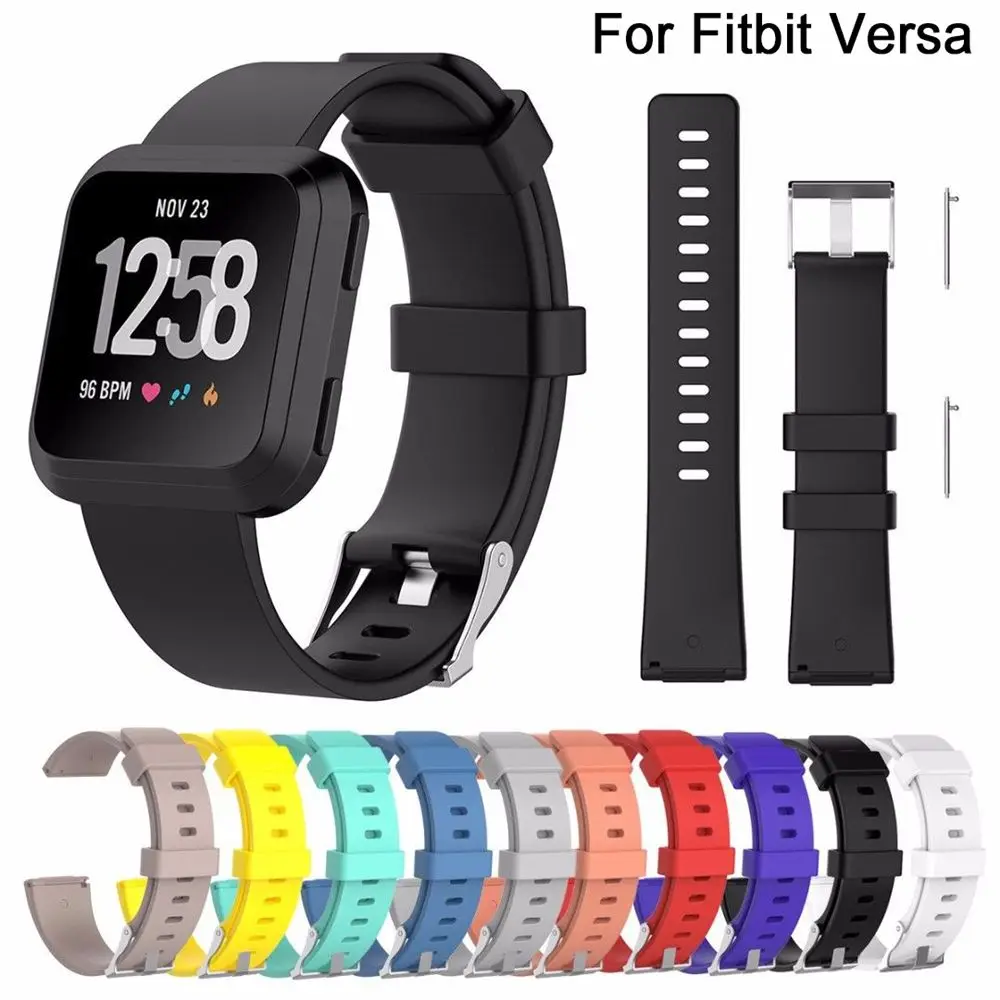 1Pcs Soft Replacement Silicone Wrist Band Strap Solid Color Belt Wristband Small Large Sturdy and Durable For Fitbit Versa
1Pcs Soft Replacement Silicone Wrist Band Strap Solid Color Belt Wristband Small Large Sturdy and Durable For Fitbit Versa
