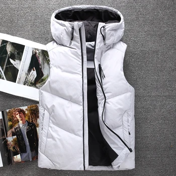 2018 New Arrival Brand Men Down Vest Sleeveless Jacket Windproof Vest Men White Down Thicken Men's Vest Waistcoat
2018 New Arrival Brand Men Down Vest Sleeveless Jacket Windproof Vest Men White Down Thicken Men's Vest Waistcoat