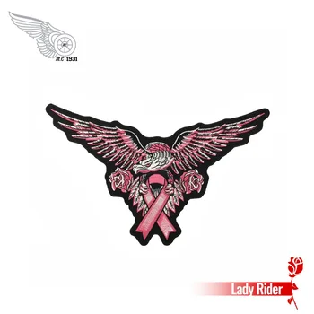 28cm Pink label Eagle embroidery lady biker patch motorcycle punk iron on transfer patches for clothing jacket
28cm Pink label Eagle embroidery lady biker patch motorcycle punk iron on transfer patches for clothing jacket