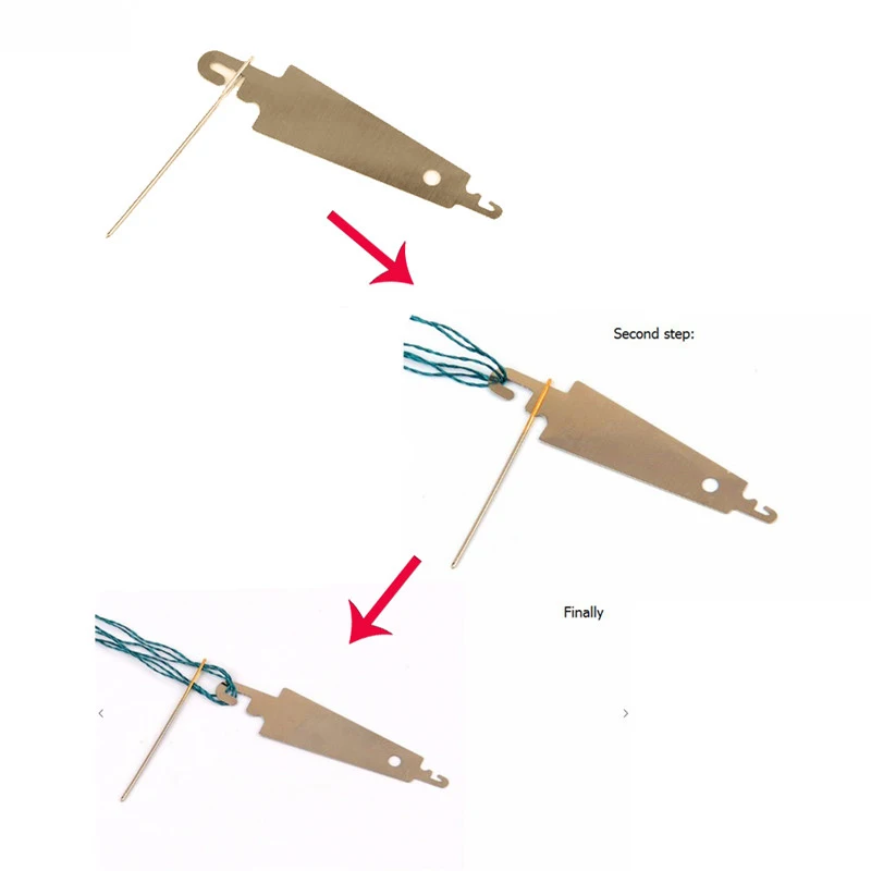 30pcs 3.4cm 3.7cm 4.1cm Hand Sewing Needles Gold Eye Embroidery Cross Stitch Needles With Threaders Home DIY Sewing Accessories (2)