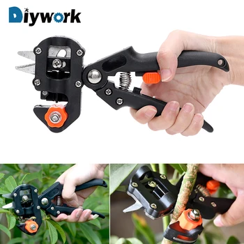 DIYWORK Tree Grafting Tools Secateurs Scissors Cutting Pruner Pliers Hand Tools Grafting Machine with 2 Blades
DIYWORK Tree Grafting Tools Secateurs Scissors Cutting Pruner Pliers Hand Tools Grafting Machine with 2 Blades