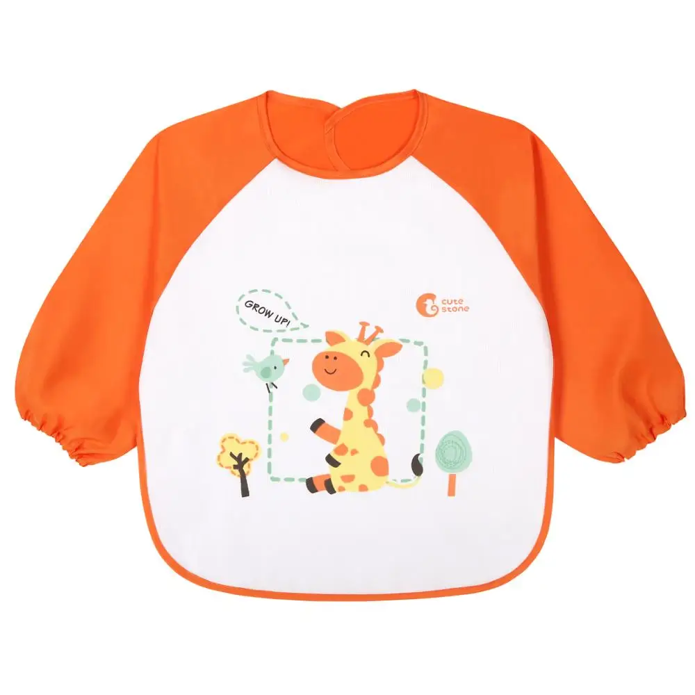 cute stone Waterproof Baby Infant Burb Cloths Toddler BPA/PVC Free Soft Long Sleeved Aprons Smock with Pockets Easily Wipe Clean
cute stone Waterproof Baby Infant Burb Cloths Toddler BPA/PVC Free Soft Long Sleeved Aprons Smock with Pockets Easily Wipe Clean