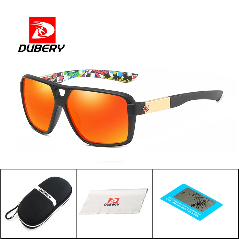 DUBERY Square Mirror Polarized Sunglasses for Men Brand Design Driver Shades Coating Fashion pilot Male Summer UV400 with case
DUBERY Square Mirror Polarized Sunglasses for Men Brand Design Driver Shades Coating Fashion pilot Male Summer UV400 with case