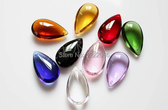 160pc Smooth Almond Assorted Colors Chandelier Crystal 38mm Teardrop Prism Pendants Curtain Beads
160pc Smooth Almond Assorted Colors Chandelier Crystal 38mm Teardrop Prism Pendants Curtain Beads