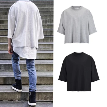 GOOD Quality 2018 New Three Quarter O-Neck loose oversize Hoodies Sweatshirts wear Solid clothes Hip Hop Hoodies High Street
GOOD Quality 2018 New Three Quarter O-Neck loose oversize Hoodies Sweatshirts wear Solid clothes Hip Hop Hoodies High Street