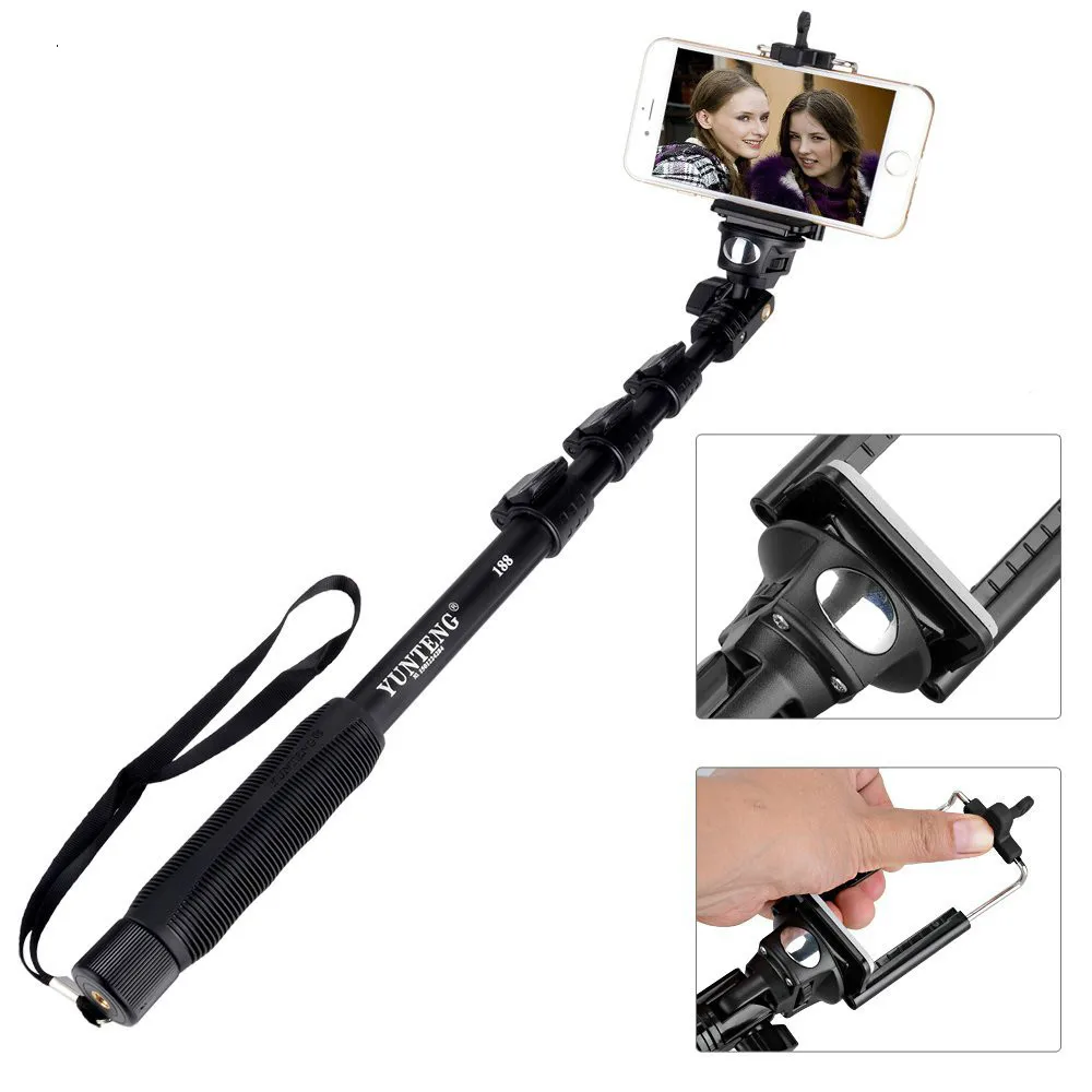 

Cellphone Selfie Monopod Stick Tripod Holder for iPhone 7 Plus 8 6 6S Samsung S10 S10E S9 S8 S7 Smartphones Camera Phone Stand