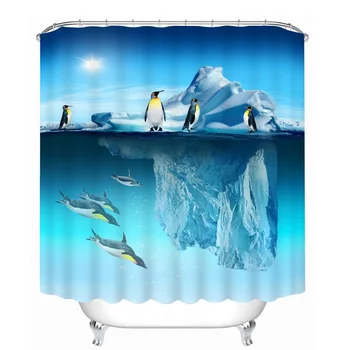 3d Penguin Lion and Flower Pattern Shower Curtains Bathroom Curtain Thicken Waterproof Thickened Bath Curtain
3d Penguin Lion and Flower Pattern Shower Curtains Bathroom Curtain Thicken Waterproof Thickened Bath Curtain