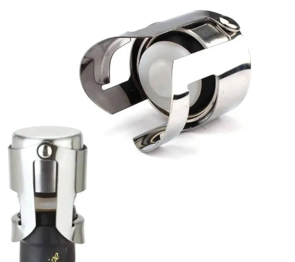 Stainless Steel Champagne Wine Bottle Stopper Portable Sealer Bar Stopper Wine Stopper Sparkling Wine Champagne Bar accessories
Stainless Steel Champagne Wine Bottle Stopper Portable Sealer Bar Stopper Wine Stopper Sparkling Wine Champagne Bar accessories