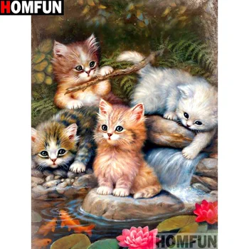 HOMFUN Diamond Embroidery DIY Diamond Painting Cross Stitch Kit "Animal cat" 5D Needlework Diamond Home Decoration A14518
HOMFUN Diamond Embroidery DIY Diamond Painting Cross Stitch Kit "Animal cat" 5D Needlework Diamond Home Decoration A14518