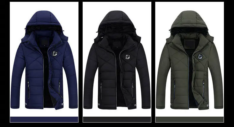 2018 Winter Men Jacket Coats Windproof Warm Cotton Padded Men Autumn Fleece Thicken Hooded Jacket Male Drop-ship Plus Size 4XL 01