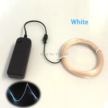 Neon Light 2M 2.3mm White EL Light Dance Party Decor Flexible Neon lamps EL Wire Rope Tube Waterproof LED Strip With Controller
Neon Light 2M 2.3mm White EL Light Dance Party Decor Flexible Neon lamps EL Wire Rope Tube Waterproof LED Strip With Controller