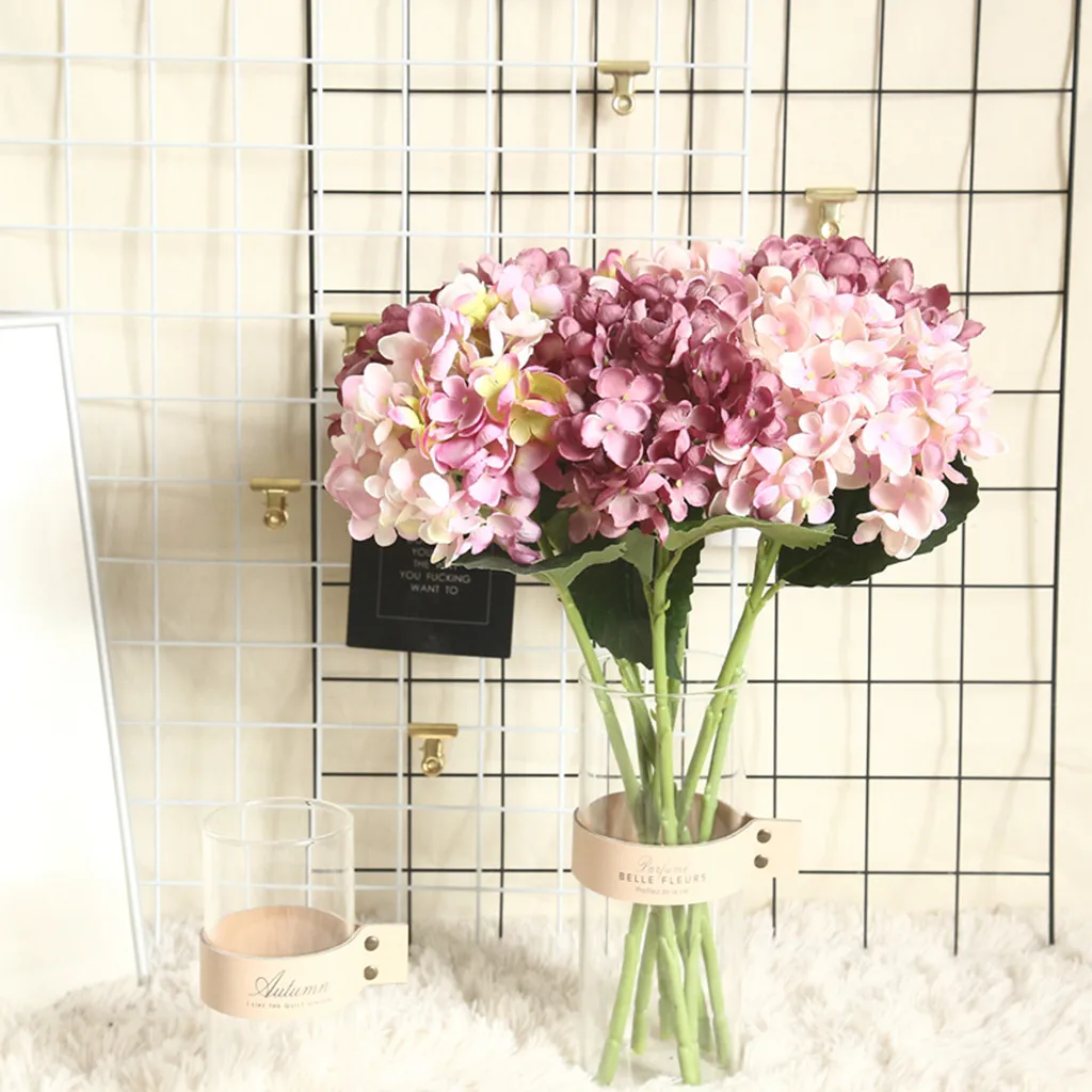 Artificial flower hydrangea Fake Silk Flower Home Wedding Party Floral Decor Wedding Party Decoration DIY Wreath Party Supplies
Artificial flower hydrangea Fake Silk Flower Home Wedding Party Floral Decor Wedding Party Decoration DIY Wreath Party Supplies