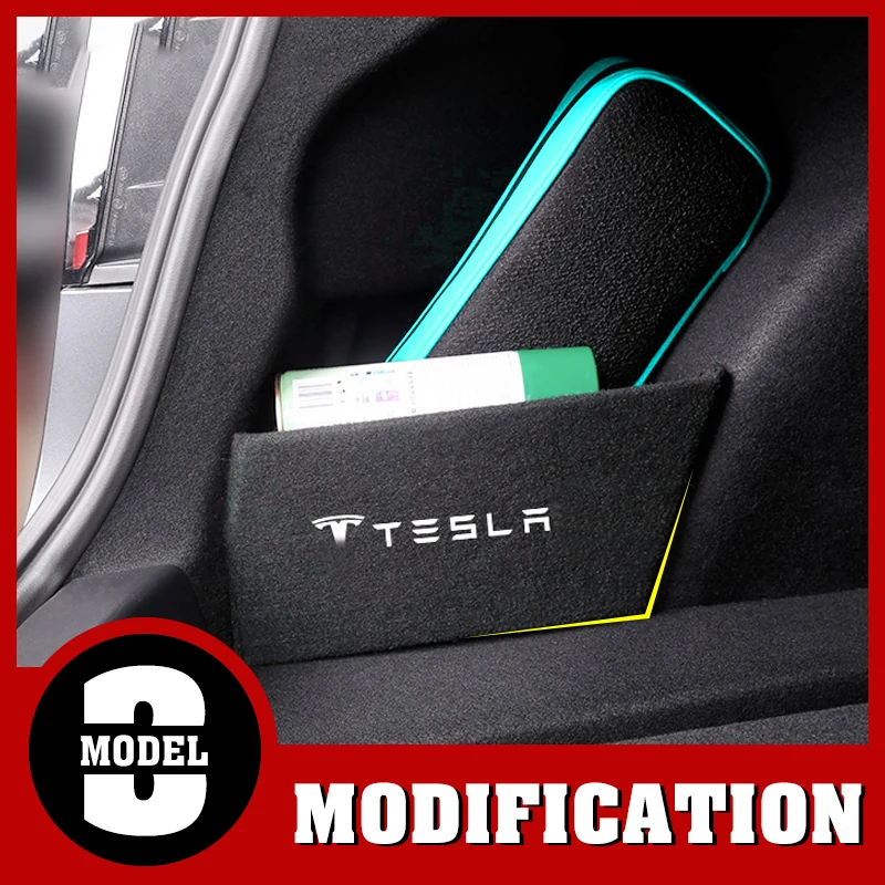 Modification Storage partitions on both sides of the trunk partition tail box for Tesla model 3 Car accessories
Modification Storage partitions on both sides of the trunk partition tail box for Tesla model 3 Car accessories