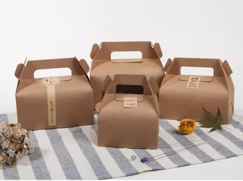 Cake packaging box, large gift boxes with handle white cake box Christmas Cake boxes 
Cake packaging box, large gift boxes with handle white cake box Christmas Cake boxes