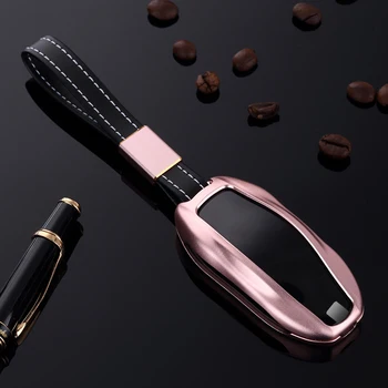 QHCP Aluminum Alloy Car Smart Key Case Cover Remote Control Key Shell Protector For Tesla Model S Genuine Leather Belt
QHCP Aluminum Alloy Car Smart Key Case Cover Remote Control Key Shell Protector For Tesla Model S Genuine Leather Belt