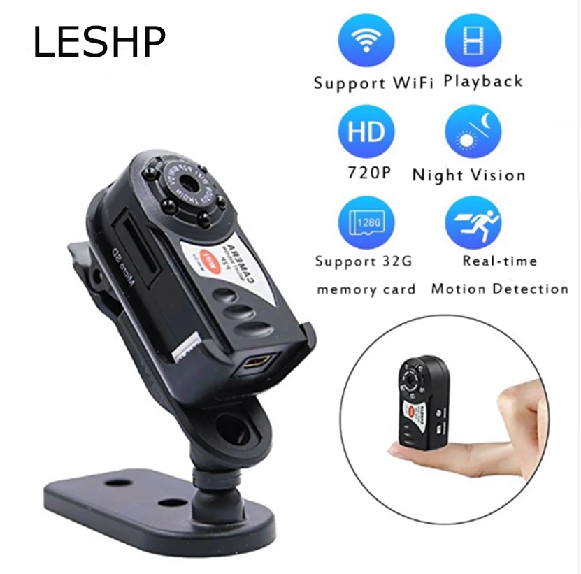 P2P Mini Wifi DVR IP Camera Videcam Webcam32G card&Camcorder Video Recorder suit Amateur monitoring Built in lithium battery
P2P Mini Wifi DVR IP Camera Videcam Webcam32G card&Camcorder Video Recorder suit Amateur monitoring Built in lithium battery