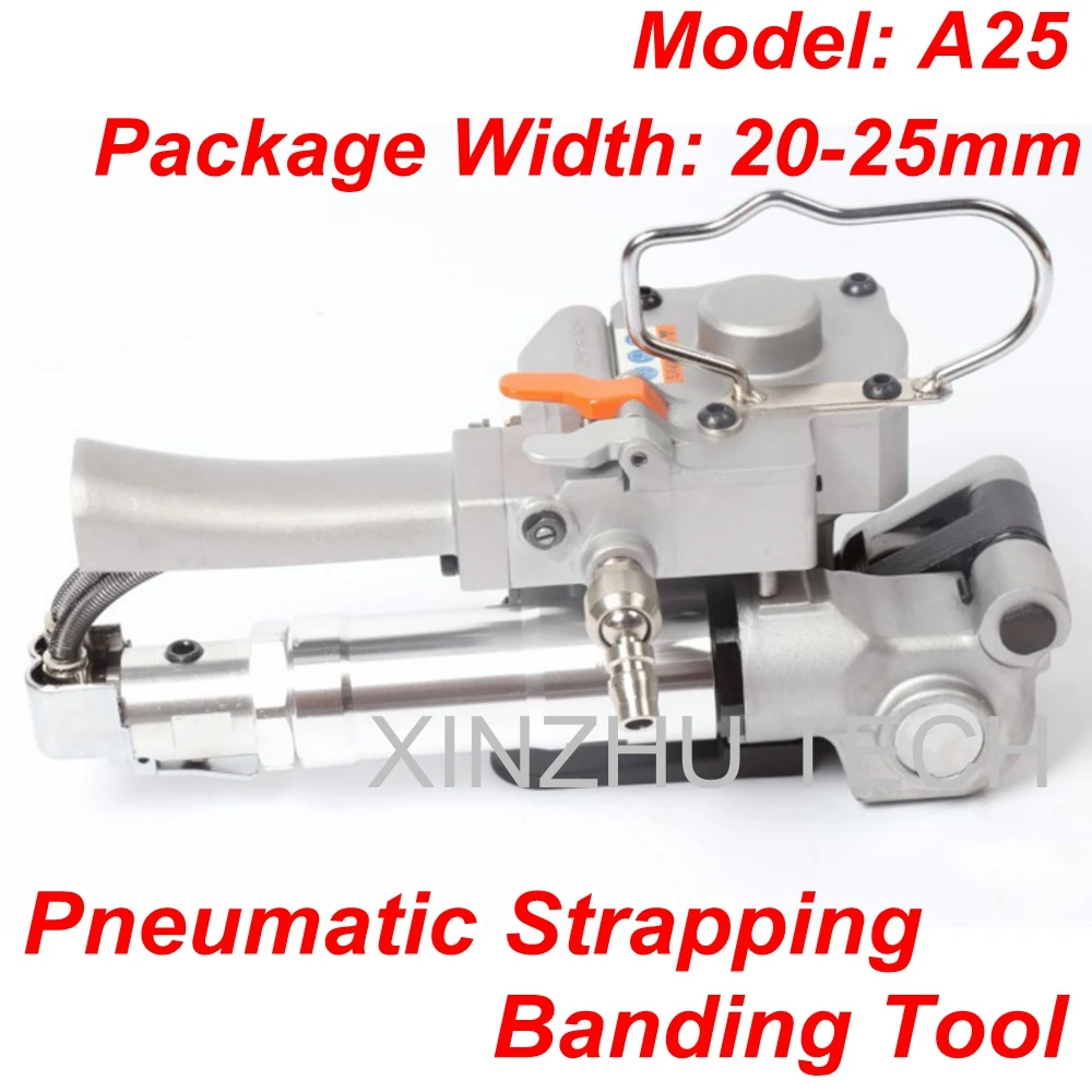 New Arrival Pneumatic Strapping Banding Tool PET/PP A25 Width 20-25mm Carton Firction Packing Machine Hand-held Binding Machine
New Arrival Pneumatic Strapping Banding Tool PET/PP A25 Width 20-25mm Carton Firction Packing Machine Hand-held Binding Machine